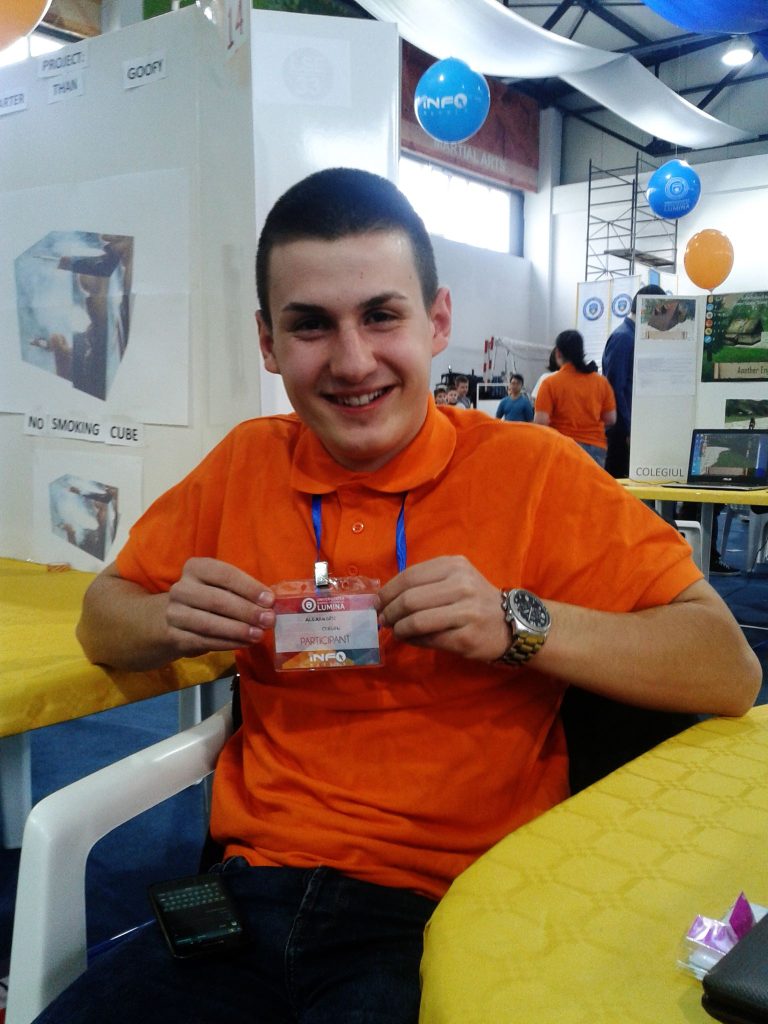 Alexandru Corlan, premiat la concursul InfoMatrix 2015