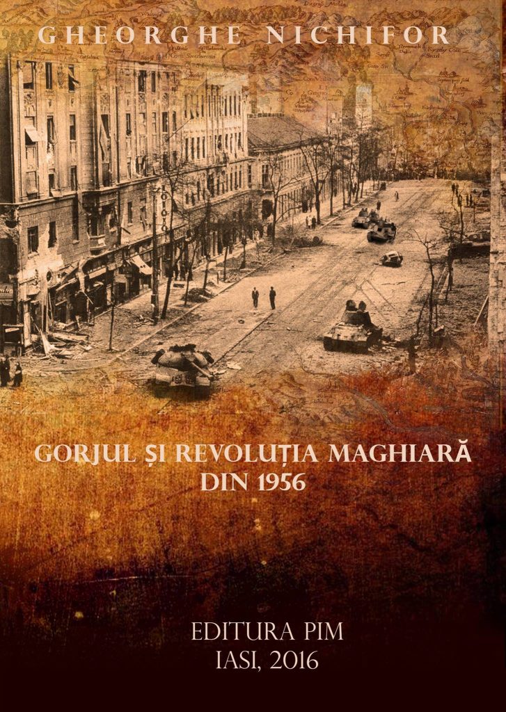 Coperta volumului „Gorjul și revoluția maghiară din 1956”