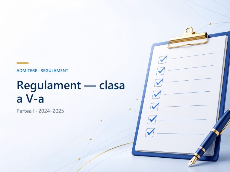 Clasa a V a – Regulament.p.1