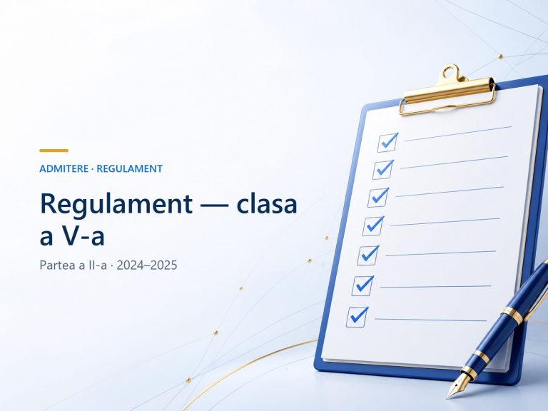 Clasa a V a – Regulament.p.2