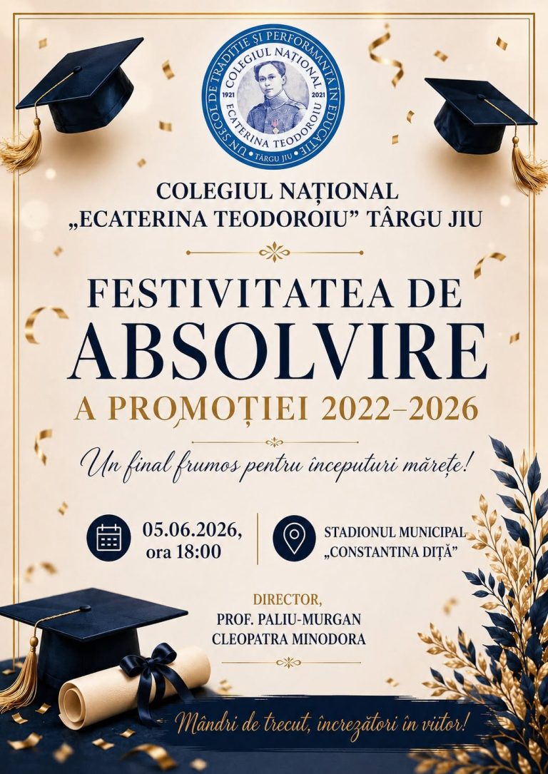 Festivitatea de absolvire a promoției 2022–2026