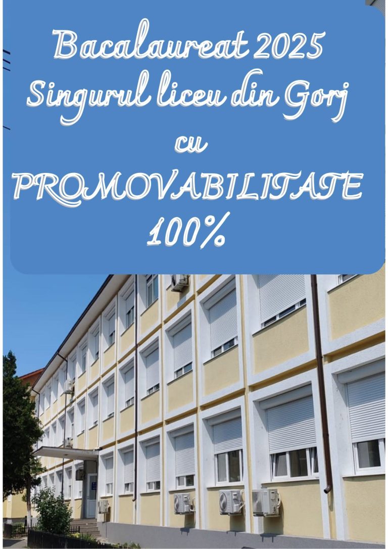 Promovabilitate de 100% la Bacalaureat pentru promoția 2025