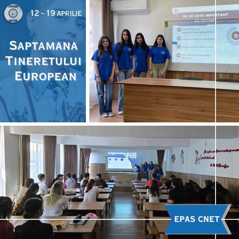 „Folosește-ți votul & Formează-ți viitorul” – activitate EPAS CNET