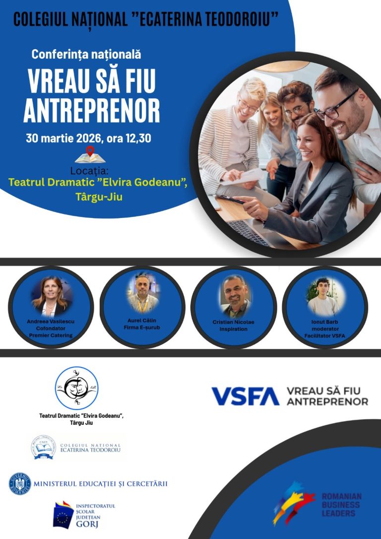 Conferința VSFA 2026 – „Vreau să fiu antreprenor”