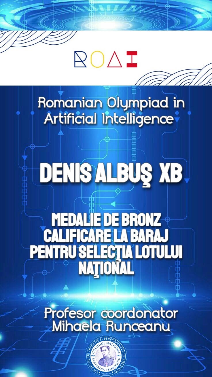 Concursul Național de Inteligență Artificială ROAI