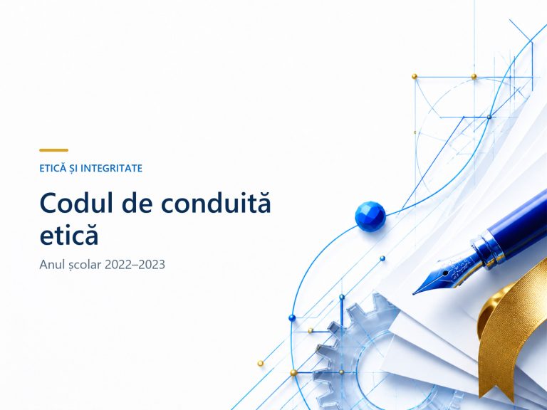 Cod de conduită etică an școlar 2022-2023