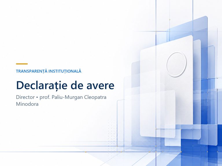 Declarație de avere director prof. Paliu-Murgan Cleopatra Minodora