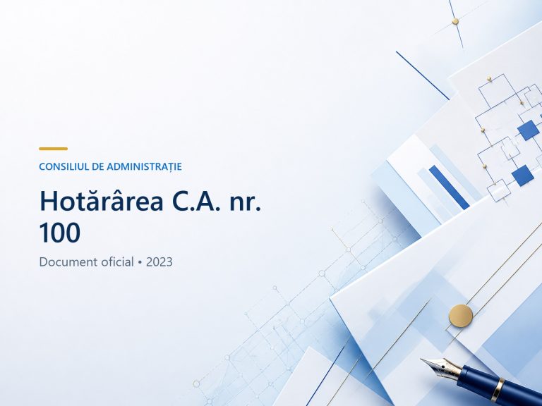 Hotărârea CA nr.100