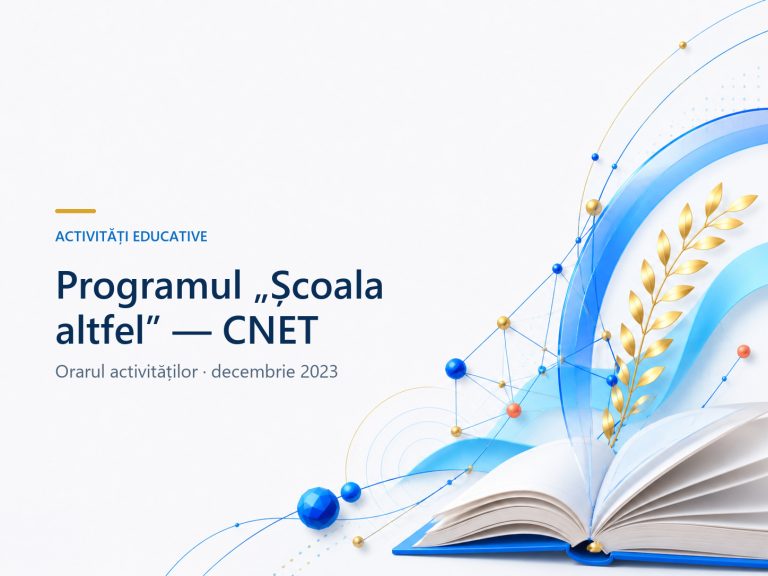 Orar ,,Școala altfel ” – CNET