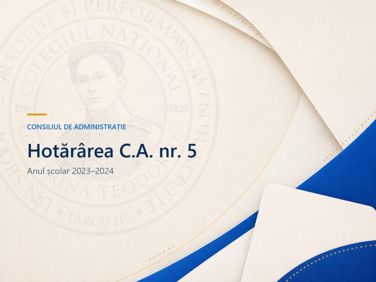Hot CA nr.5, 2023-2024