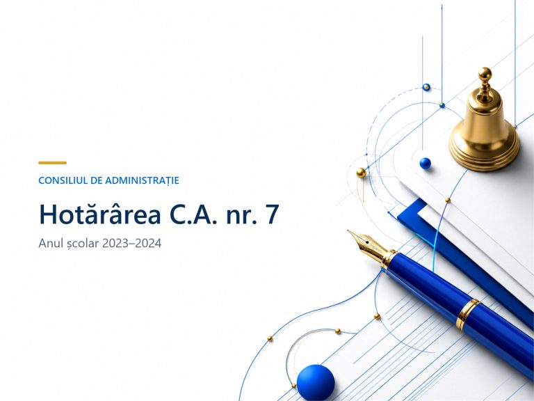 Hot. CA nr.7, 2023-2024