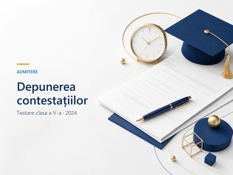Depunere contestații testare clasa a V a