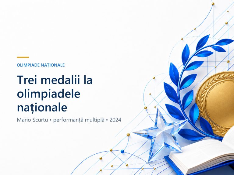 Mario Scurtu a câștigat trei medalii la olimpiadele naționale