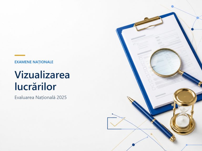 PROGRAM vizualizare lucrări Evaluare Națională clasa a VIII-a, 2025