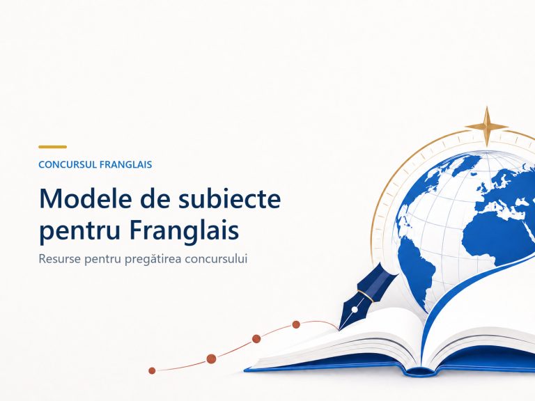 Modele de subiecte Franglais