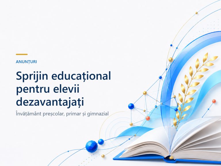 Sprijin educațional pentru preșcolarii și elevii dezavantajați din învățământul de stat preșcolar, primar și gimnazial