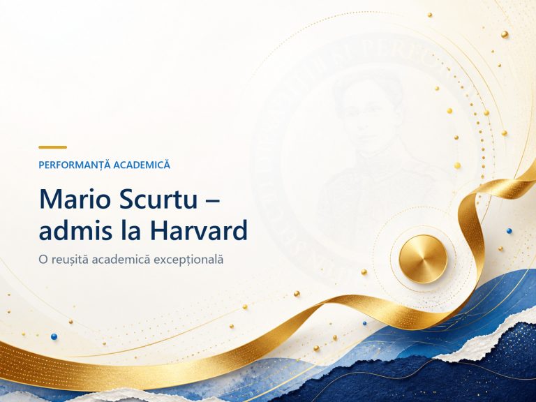 Mario Scurtu – admis la HARVARD