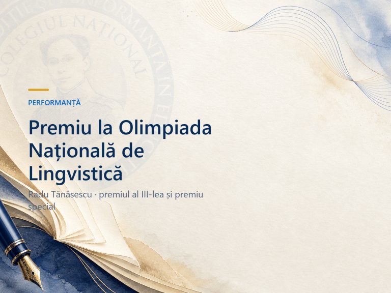 Olimpiada Naţională de Lingvistică “Solomon Marcus” – etapa județeană 2026