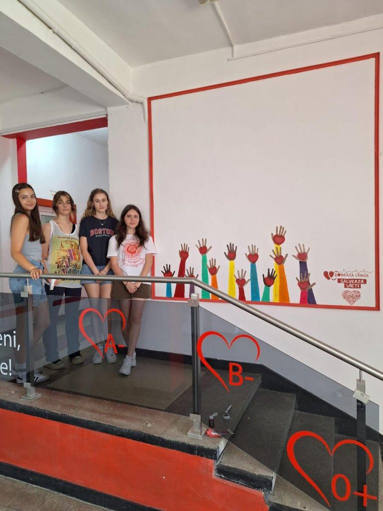 Eleve CNET au transformat Centrul de Transfuzie Sanguină Gorj