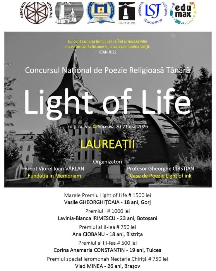 Vasile Gabriel Gheorghițoaia – Marele Premiu Light of Life