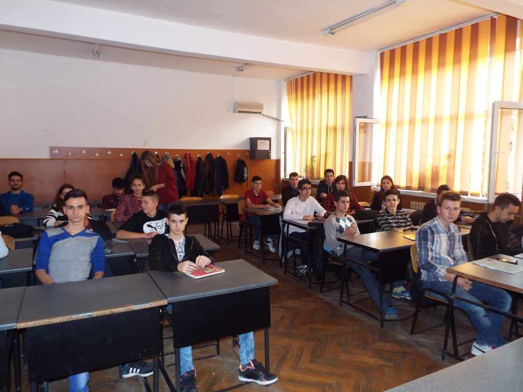 Prezentarea realizată de elevii C.N.E.T.